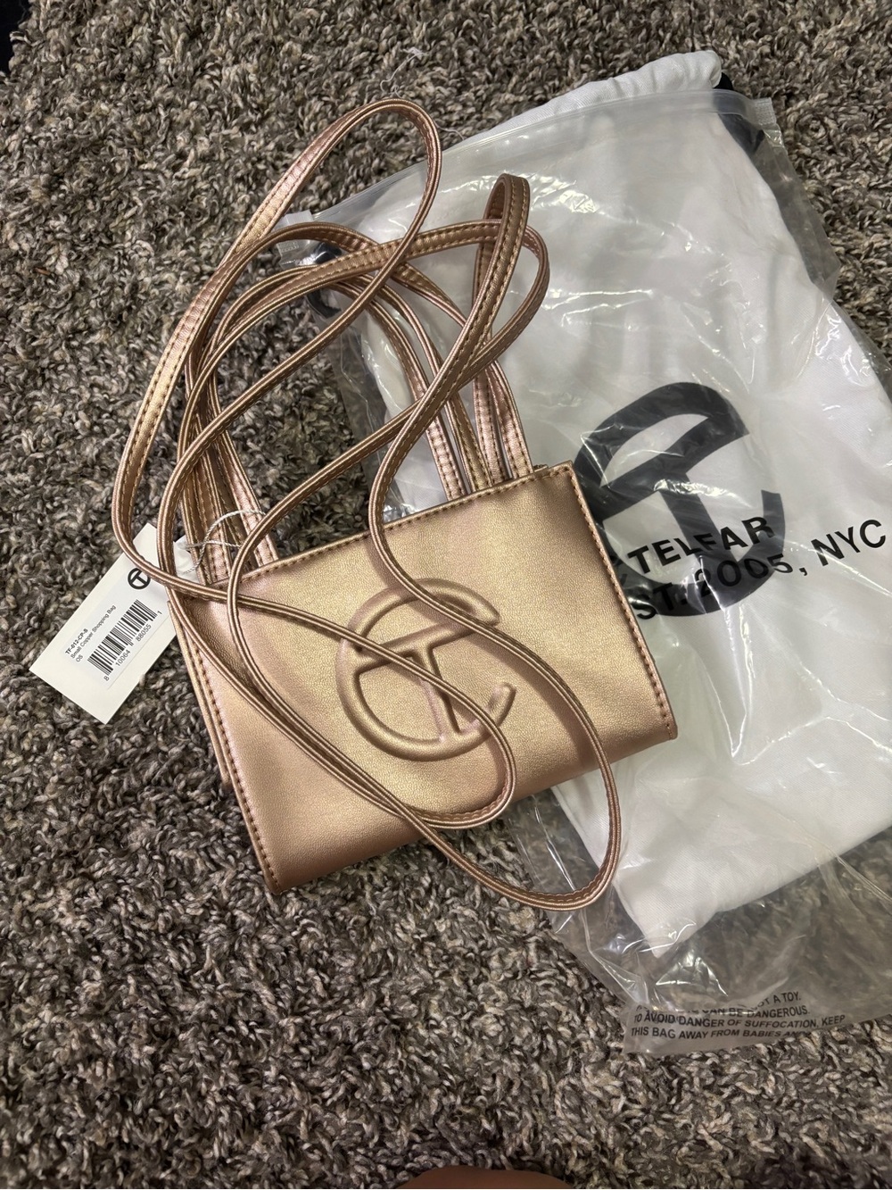 Telfar Small Shopping Bag - Copper